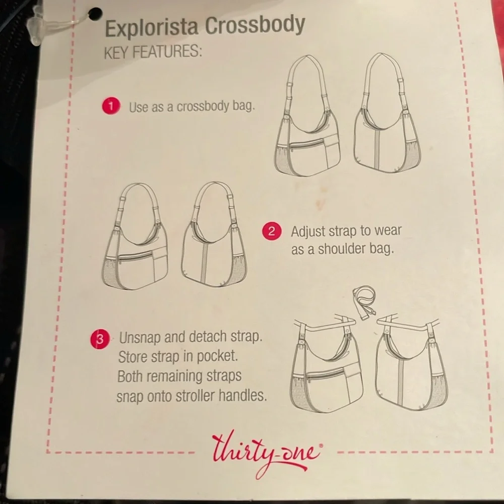 Thirty-One BNIP crossbody and backpack New - Picture 5 of 15